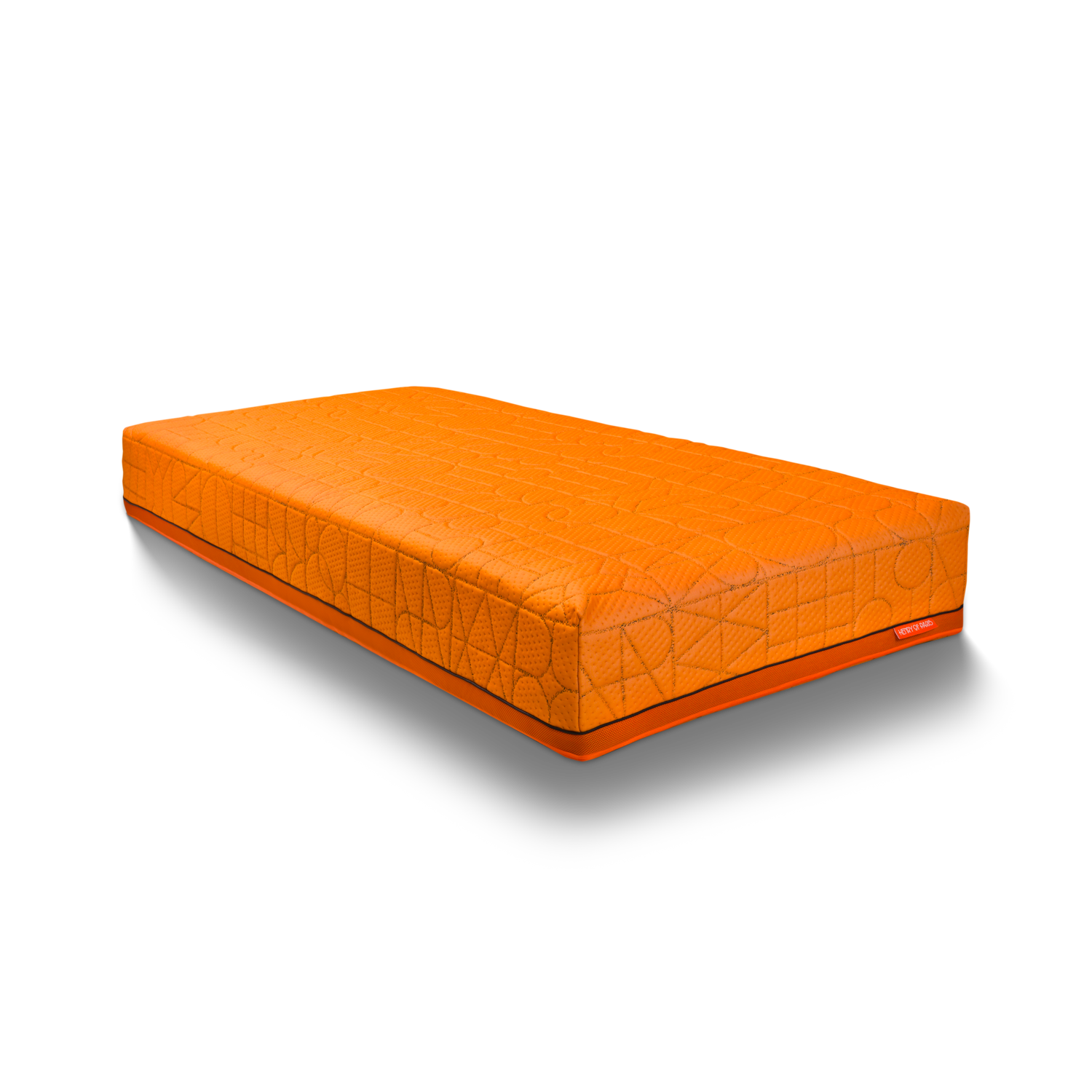 Trône du Sommeil orange mattress Henry of Paris