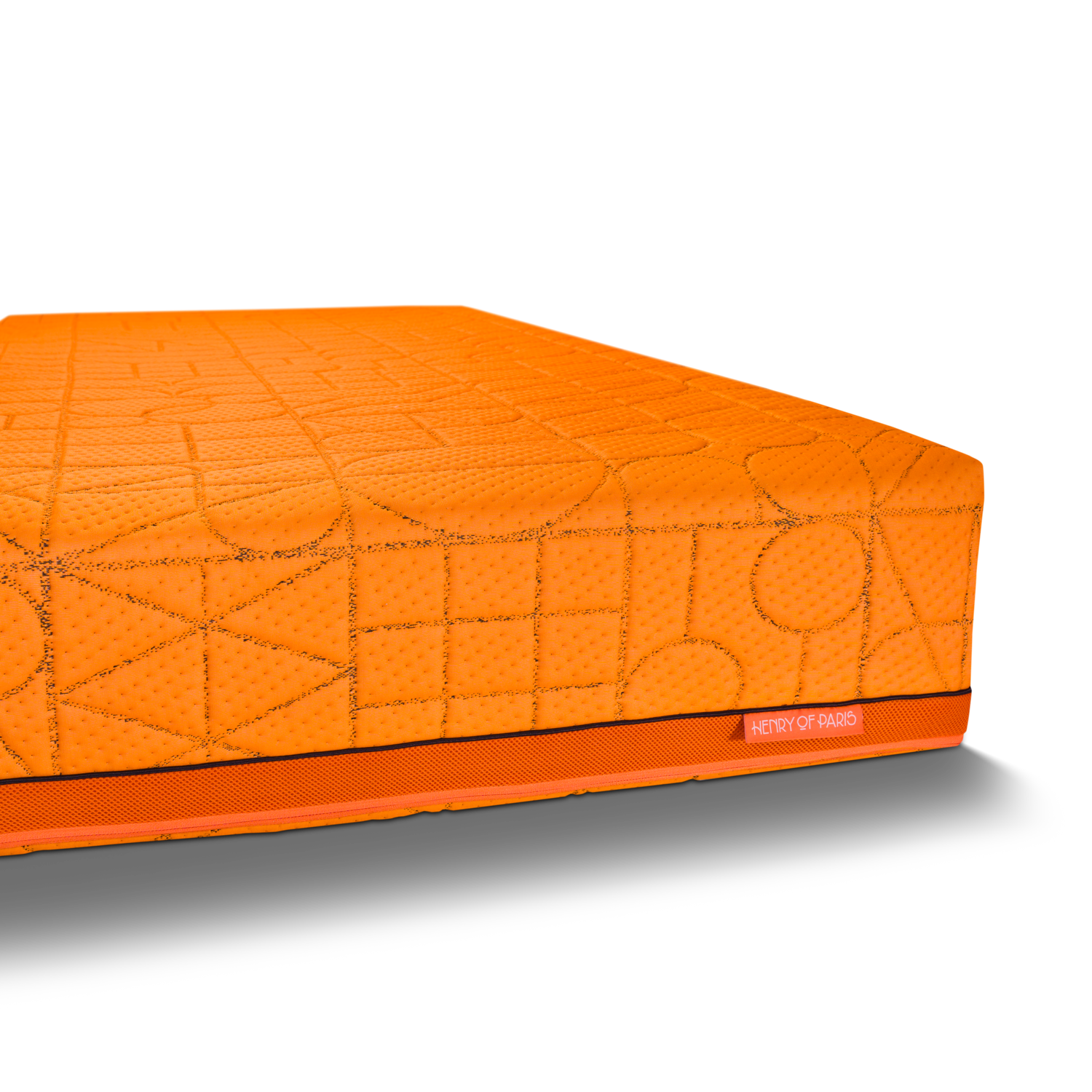 Trône du Sommeil orange mattress Henry of Paris