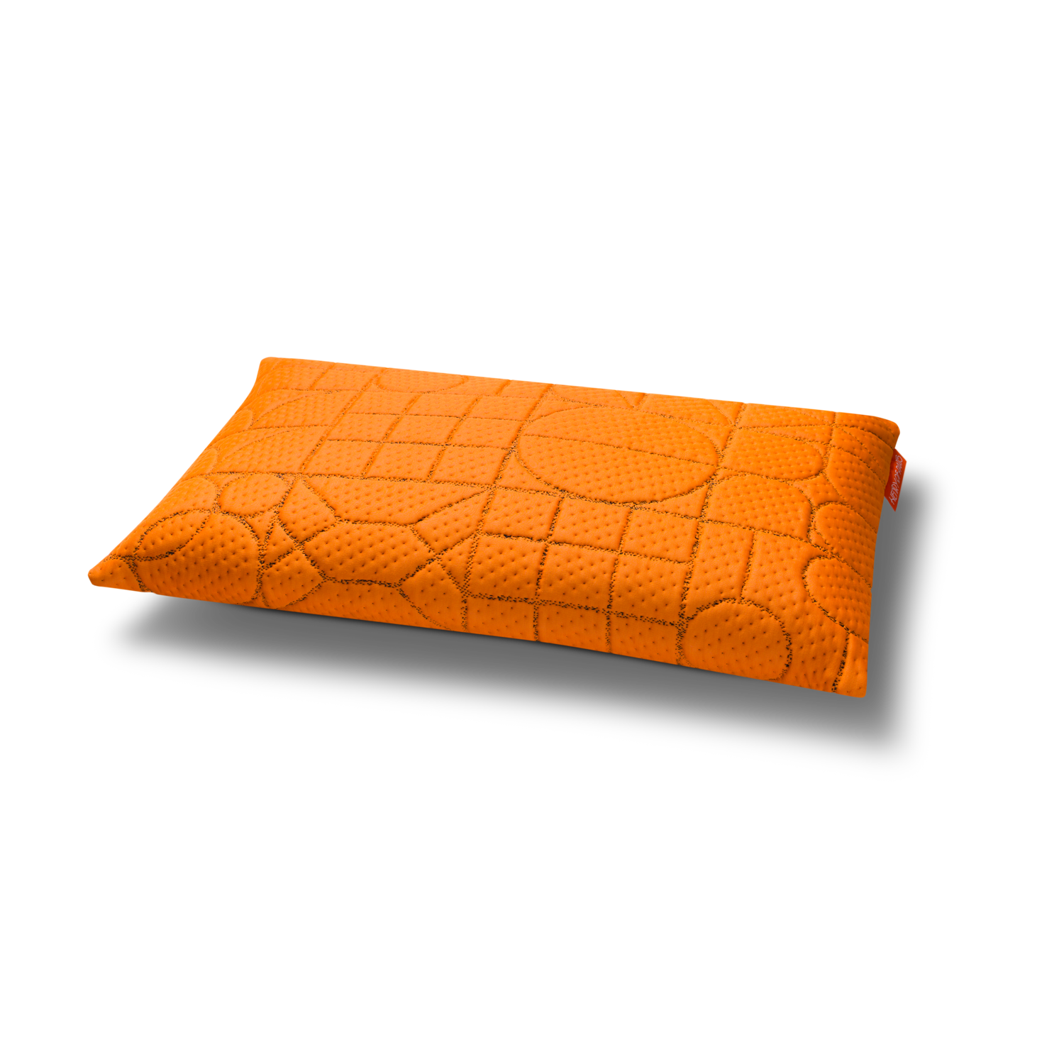 Étreinte Nocturne orange pillow Henry of Paris
