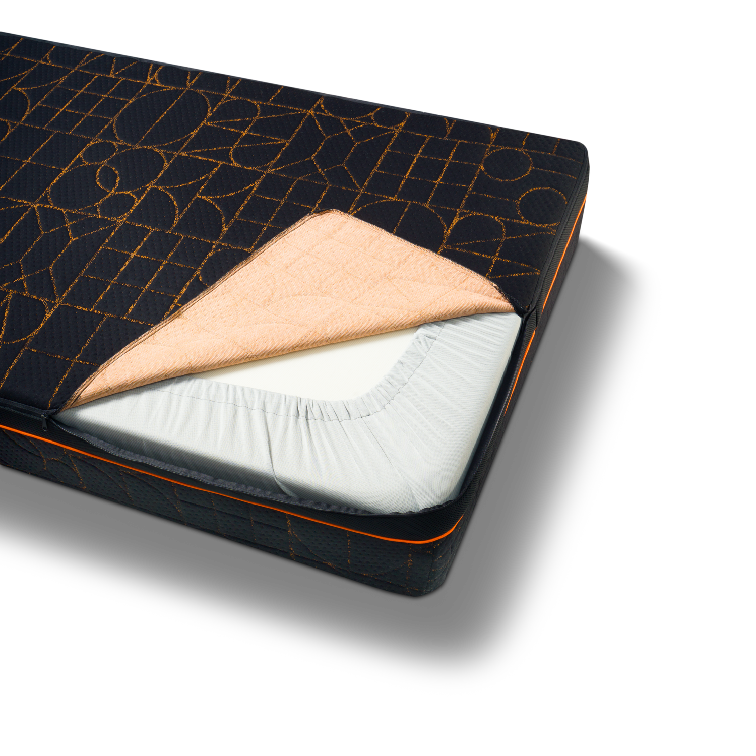 Trône du Sommeil black mattress Henry of Paris