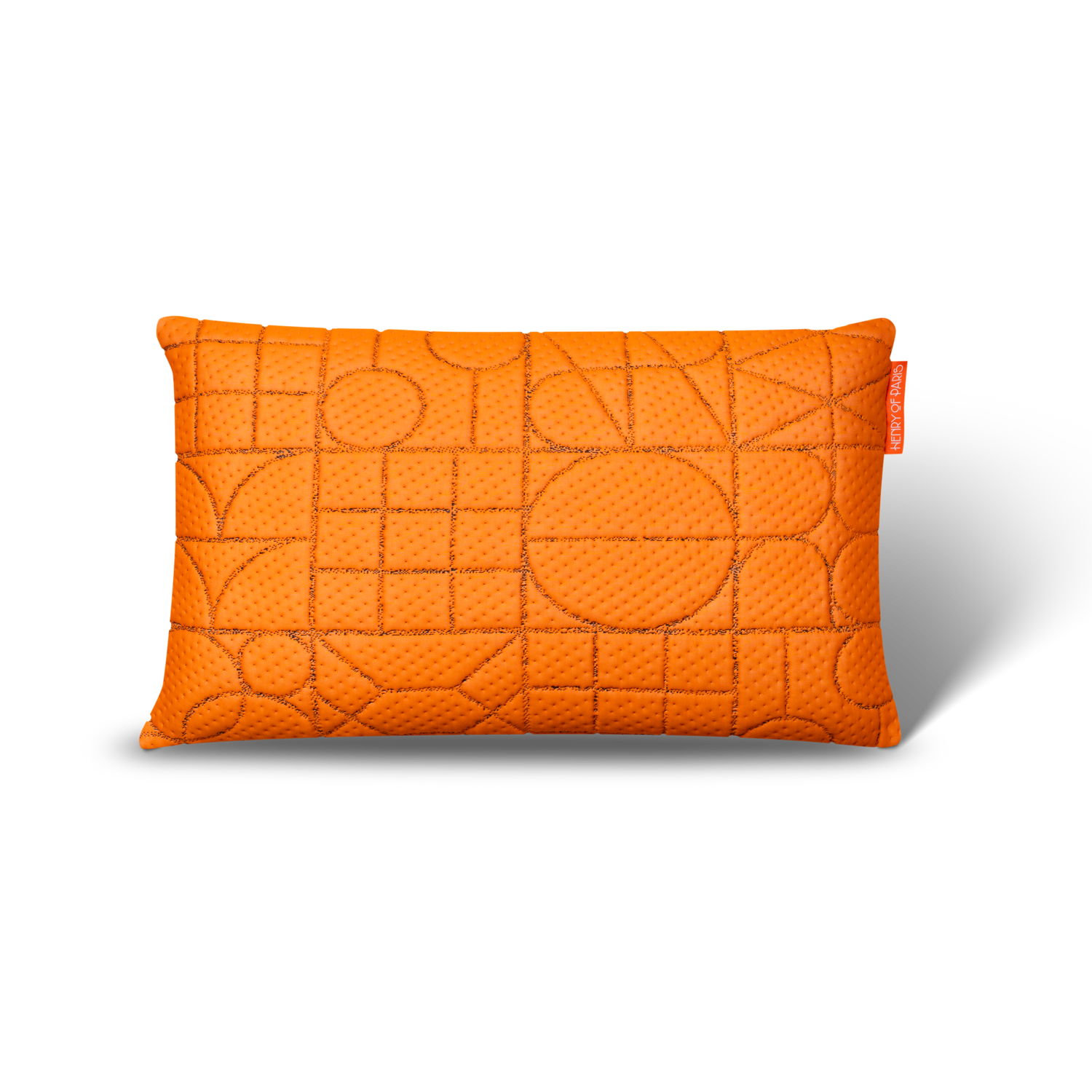 Étreinte Nocturne orange pillow Henry of Paris