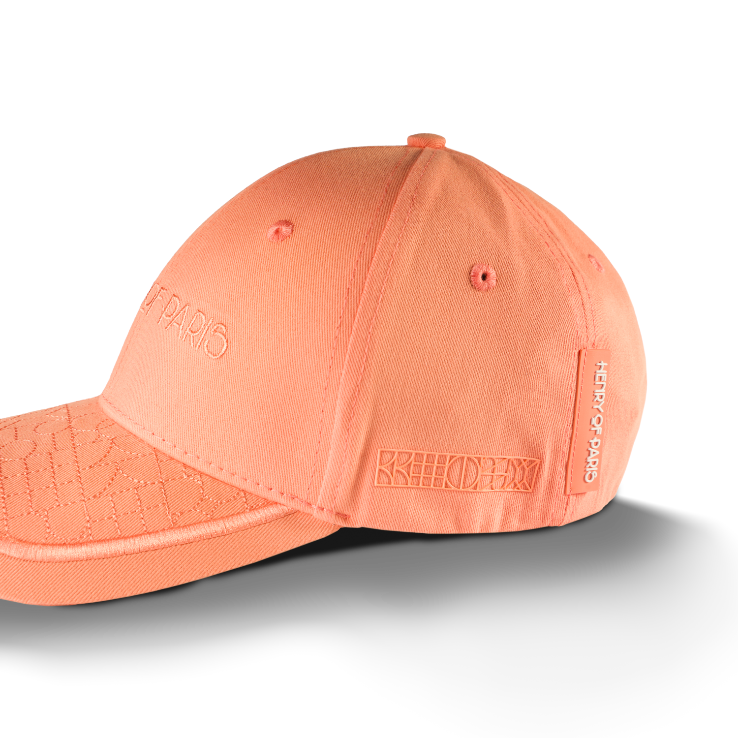 Le Statement orange cap Henry of Paris