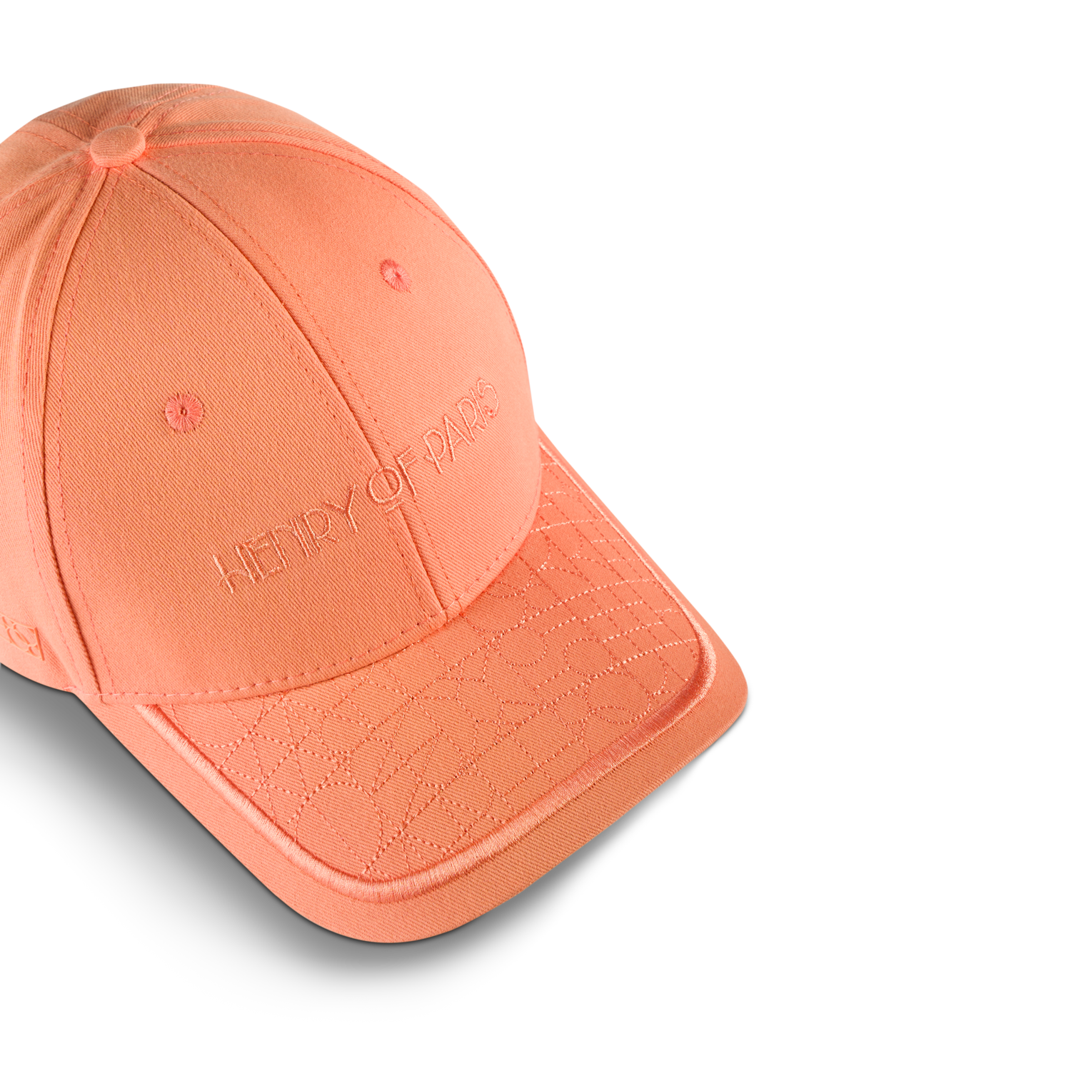 Le Statement orange cap Henry of Paris