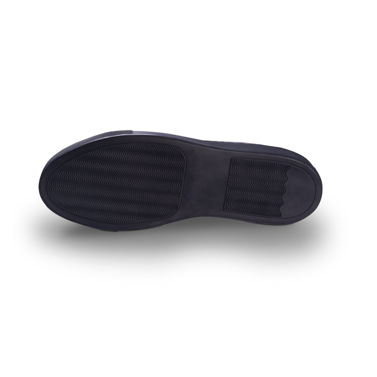 Pas de Paris black shoes with brown pattern Henry of Paris