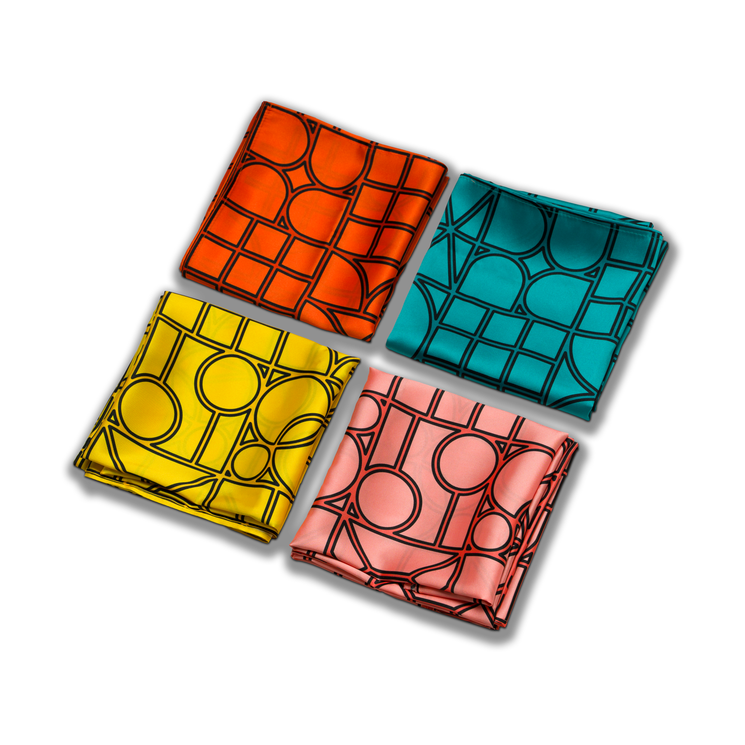 Le Voile de Soie Écriture silk scarf