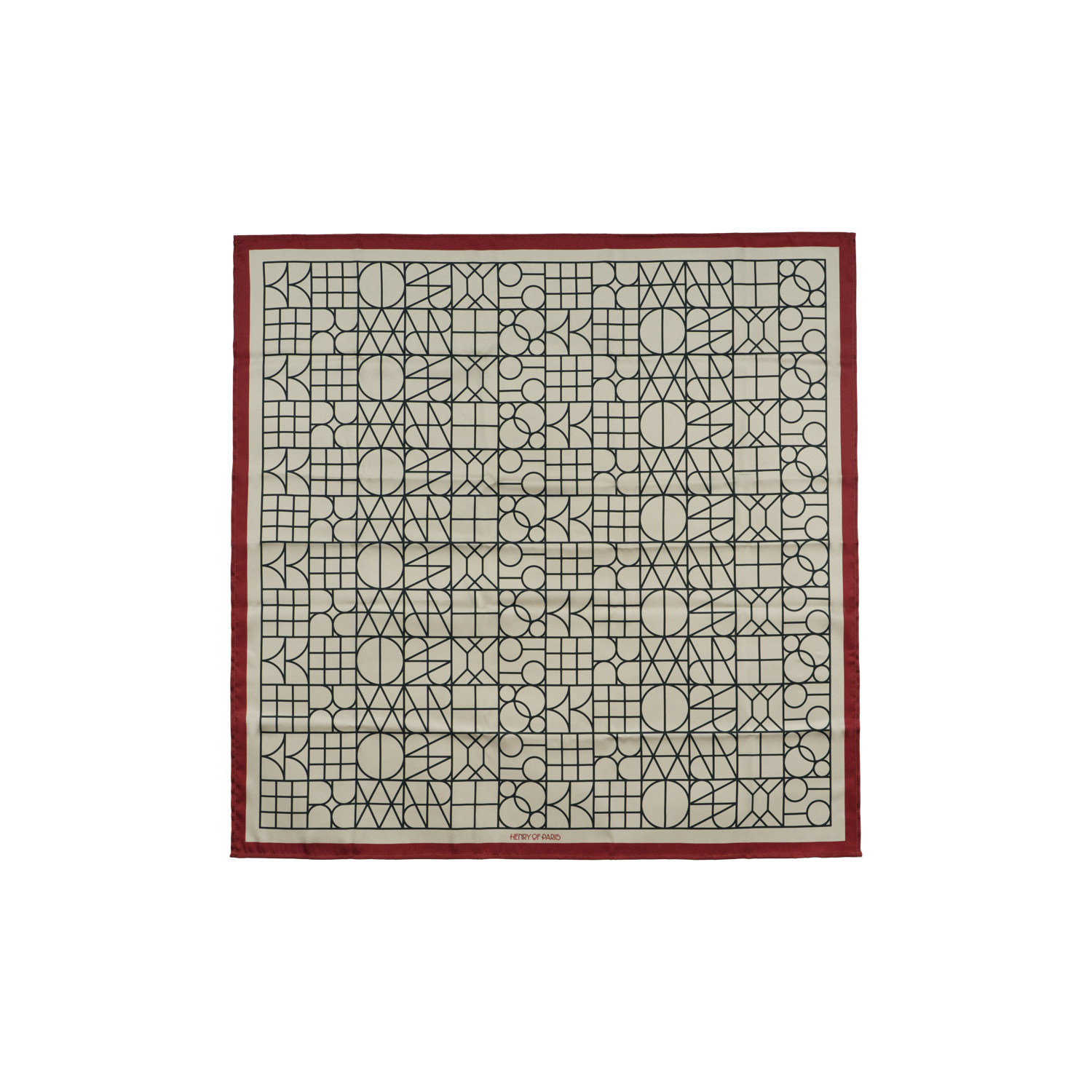 Le Voile de Soie Liséré silk scarf